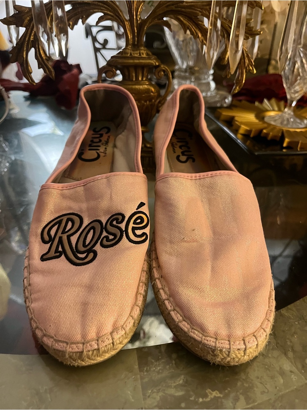 Circus by Sam Edelman Pink 'Rosé' Canvas Espadrille Flats❤️😻